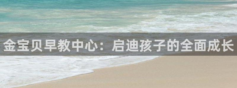 恒行娱乐景74ooo5诿抢：金宝贝早教中心：启迪孩子的全面成长