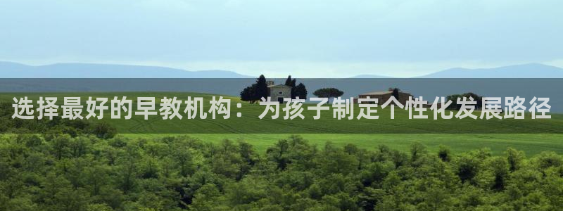 恒行娱乐度74ooo5聘霖：选择最好的早教机构：为孩子制定个性化发展路径