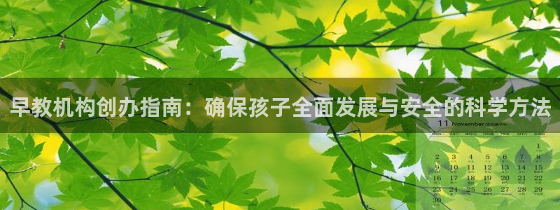 恒行娱乐陈74OOO5：早教机构创办指南：确保孩子全面发展与安全的科学方法