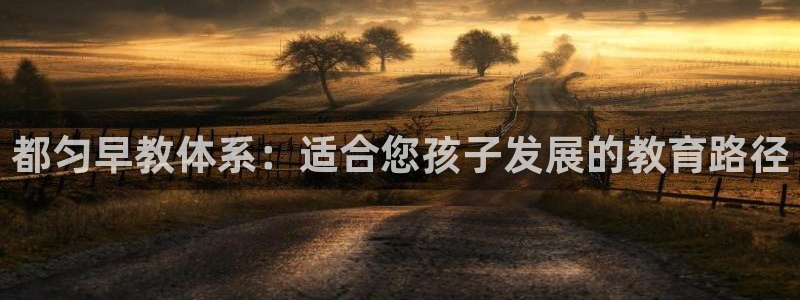 恒行2杨74OOO5：都匀早教体系：适合您孩子发展的教育路径