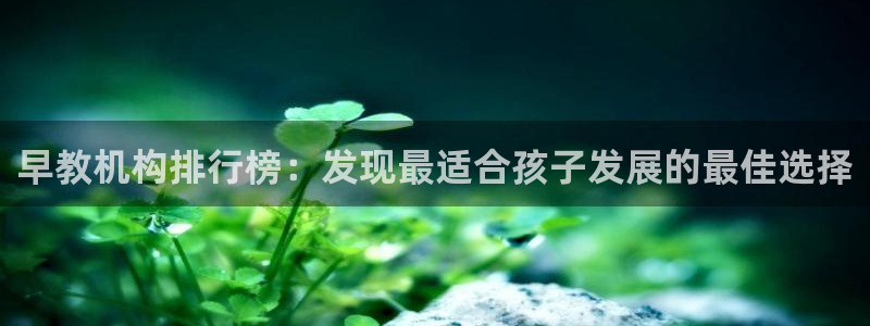 恒行注册招收6ll5l指定：早教机构排行榜：发现最适合孩子发展的最佳选择