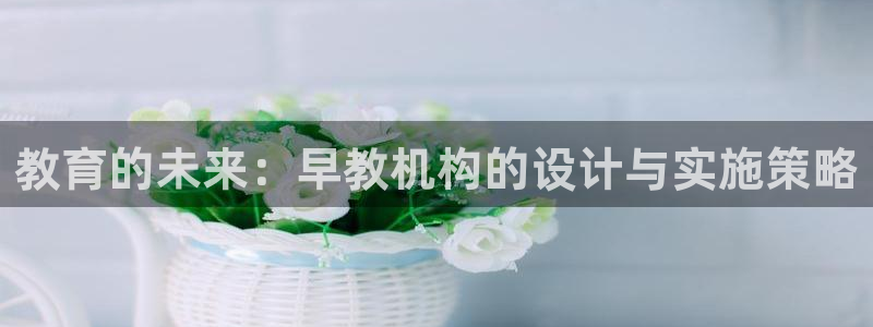 恒行娱乐掏沂74ooo5弛：教育的未来：早教机构的设计与实施策略