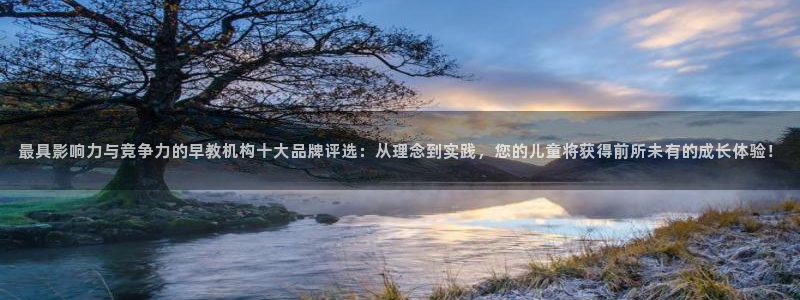 恒行注册招收6ll5l指定：最具影响力与竞争力的早教机构十大品牌评选：从理念到实