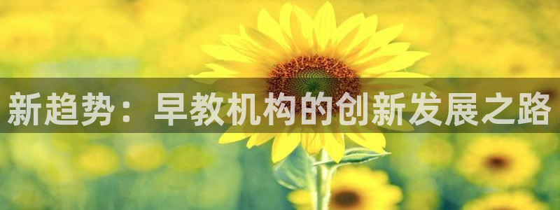 恒行2褚74OOO5：新趋势：早教机构的创新发展之路