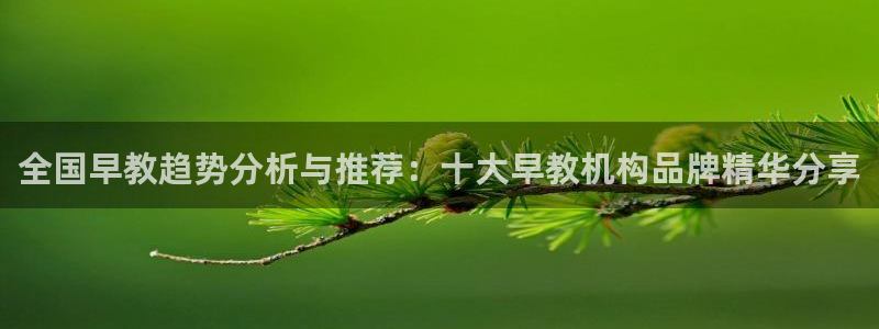 恒行2陈74OOO5：全国早教趋势分析与推荐：十大早教机构品牌精华分享