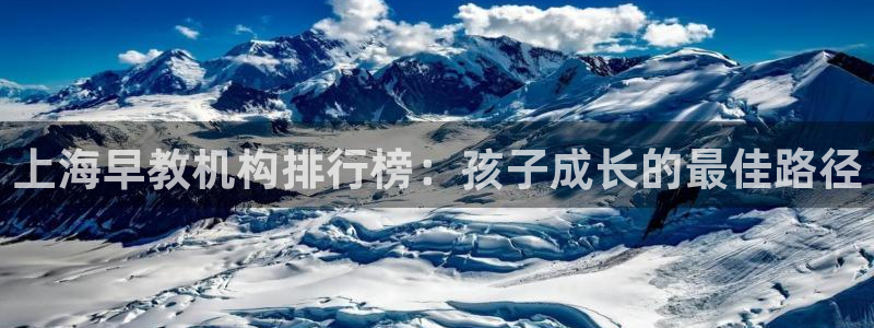 恒行娱乐吴74OOO5：上海早教机构排行榜：孩子成长的最佳路径