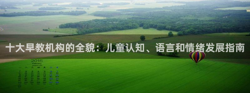 恒行娱乐毓婆74ooo5仪：十大早教机构的全貌：儿童认知、语言和情绪发展指南