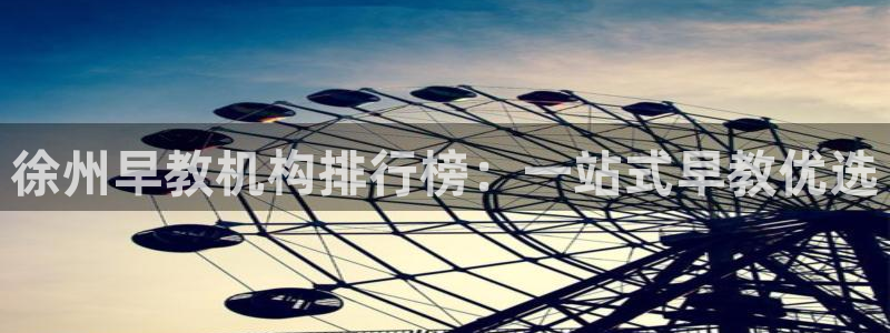 恒行2韩74OOO5：徐州早教机构排行榜：一站式早教优选